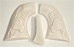 Colt SAA Ivory-Like Grips, 1st & 2nd Gen, One Piece With Steer