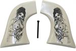 Ruger Wrangler & Super Wrangler Ivory-Like Grips With Naked Lady