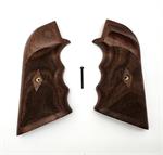 Ruger New Vaquero & Ruger 50th Anniversary 2006 Blackhawk .357 Walnut Range Special XL Target Grips With Finger Grooves