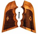 Pietta 1873 SA Goncalo Alves Wood Range Special XL Target Grips With Finger Grooves