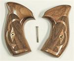 Smith & Wesson N Frame Walnut Roper Grips, Round Butt